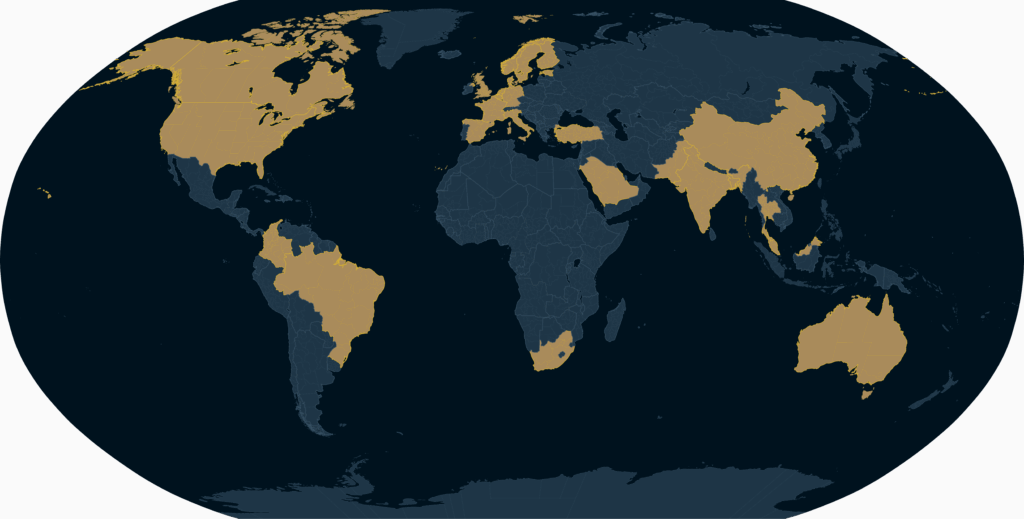 world map